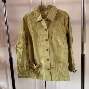 Appleseed's Women's Green/Avocado Velour Shirt NWT